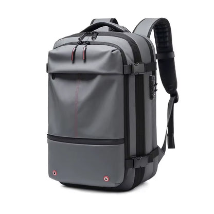 Ultimate Men’s Travel Backpack: Vacuum Compression Laptop Backpack with 17-Inch Capacity for School, Hiking, and Business Adventures